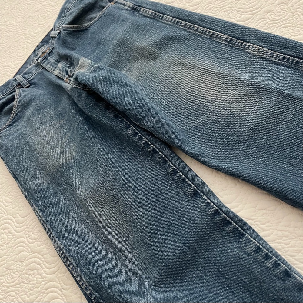 Rustler Men's Blue Denim Jeans Size 33x30 100% Cotton RN130273 - Picture 7 of 15